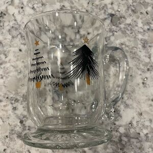 Libbey Glass Christmas Mug